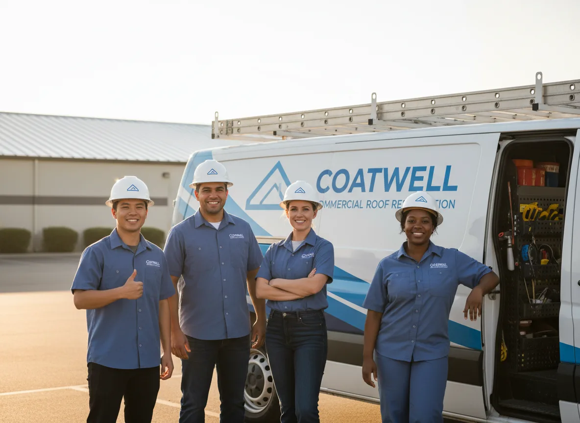 Commercial roof coating company in Bluff Springs, IL